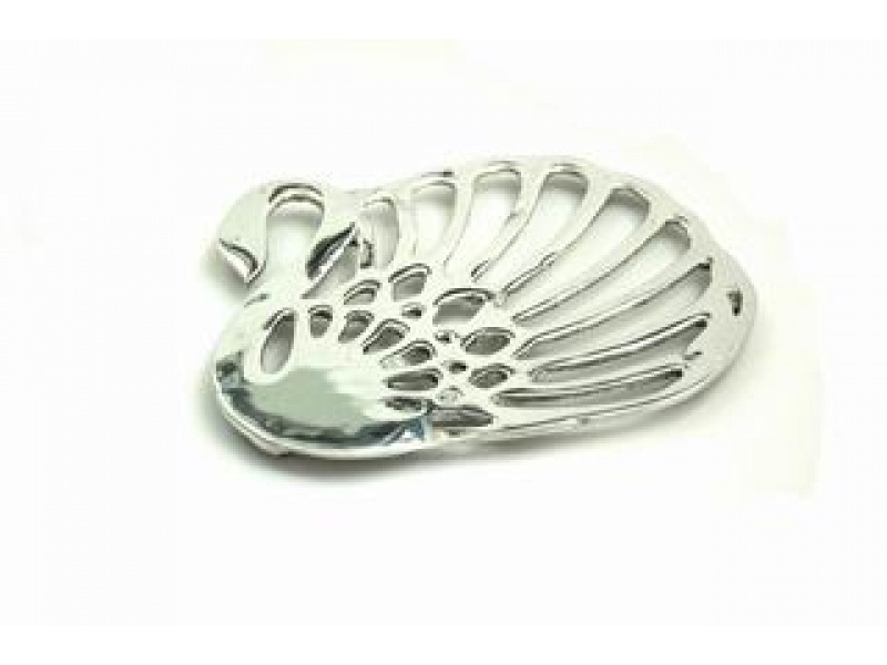 PORTA CALIENTE CISNE MED PORTACALIENTES EN PEWTER
